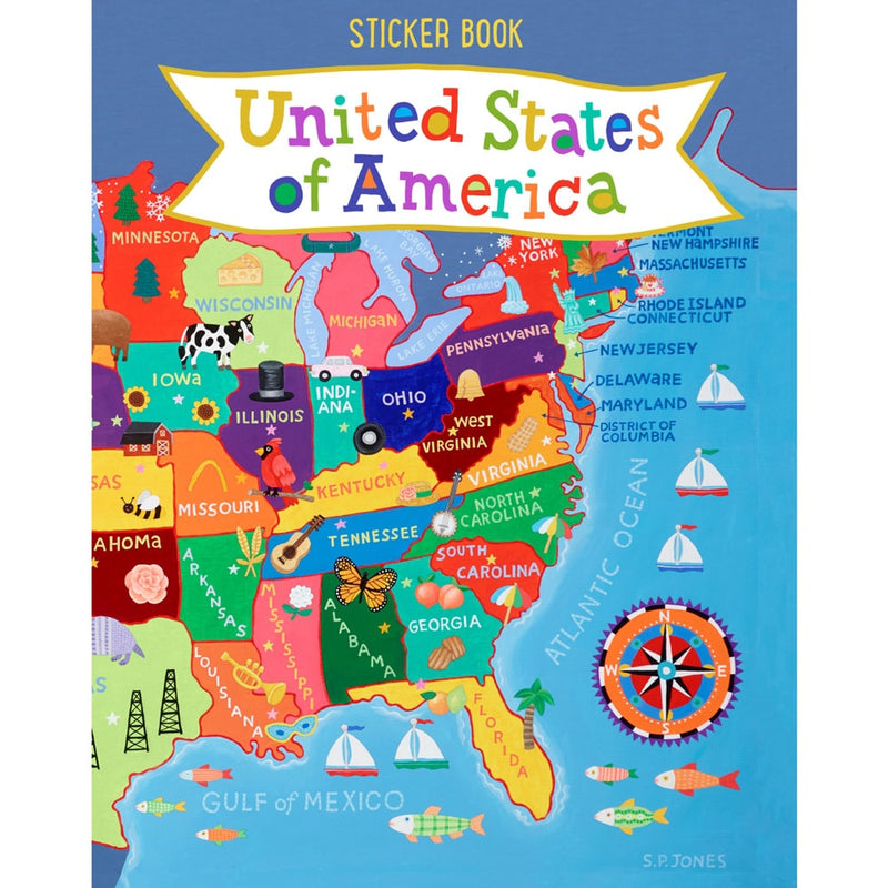 United States Kid's Sticker Book