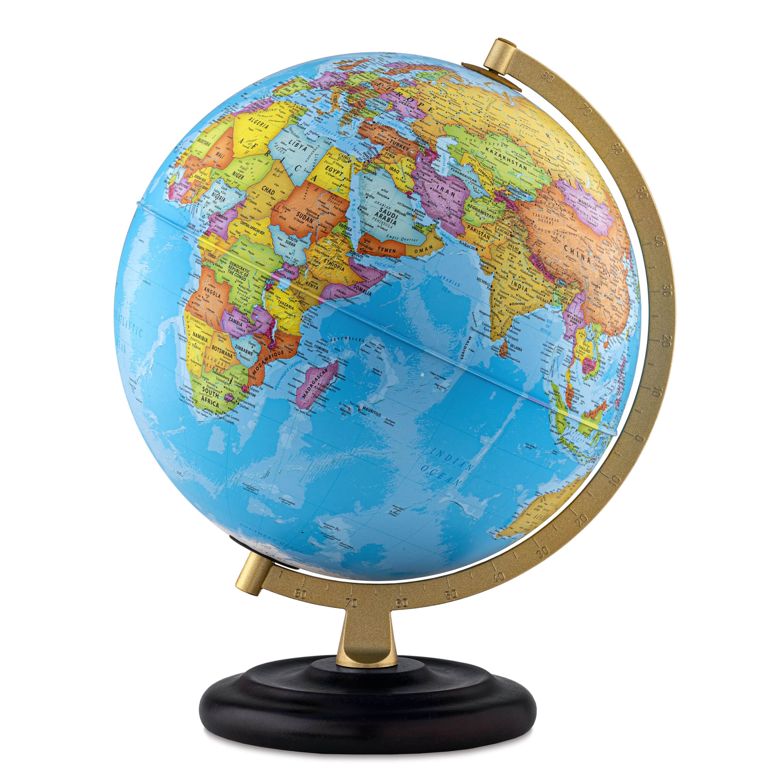 WaypointGeographic Waypoint Geographic Aviator Plus Globe, 12 Blue India