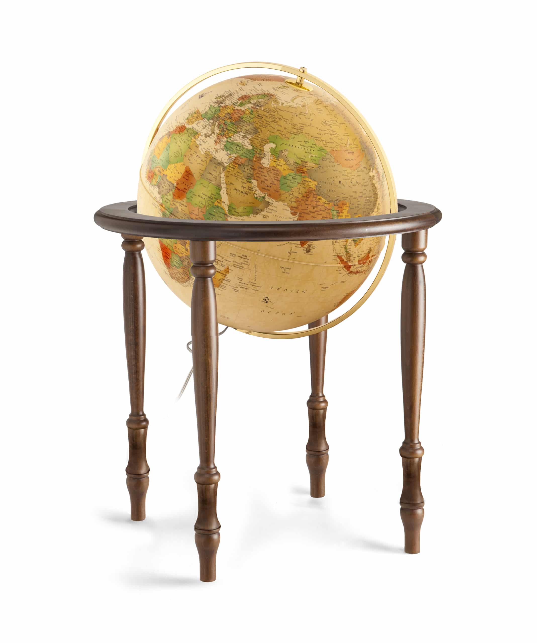 Valencia Globe Antique – Waypoint Geographic