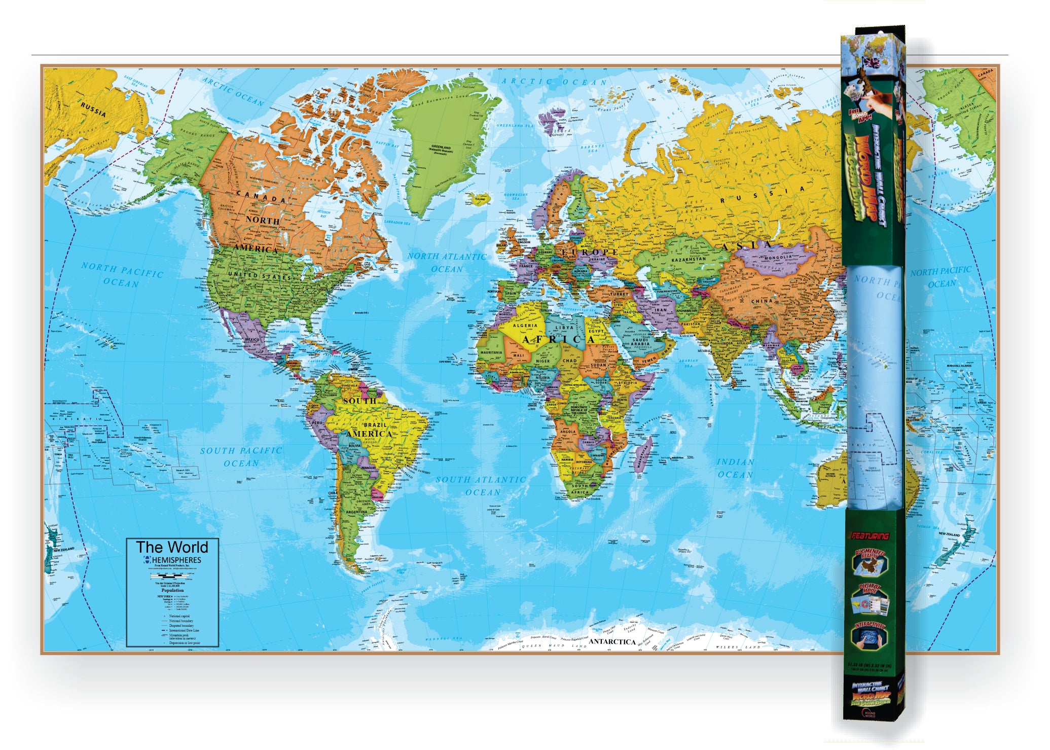 World Interactive Wall Chart With Free App β Waypoint Geographic