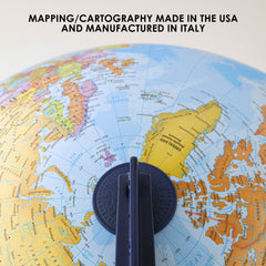 Scout Globe Infographic Made in USA & Italy