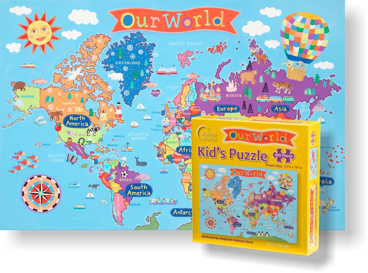 Kid's World 100 Piece Puzzle