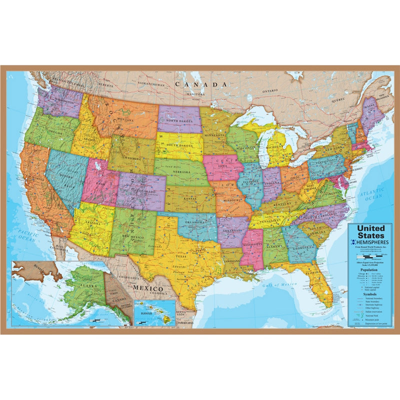 USA Map 500 Piece Jigsaw Puzzle