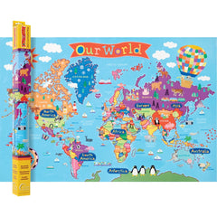 Kid's World Wall Map