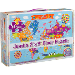 Kid's World Jumbo 48 Piece Floor Puzzle