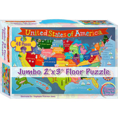 Kid's USA Jumbo 48 Piece Floor Puzzle