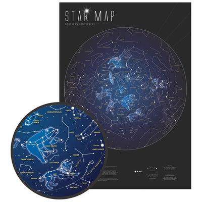 Glow in the Dark Star Map