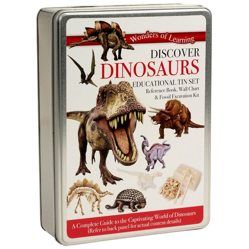 Wonders of Learning  Dinosaurs Educational Tin Set