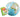 Animal Globe 12" Inflatable Globe