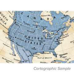 Giacomino Continents Cartographic Sample