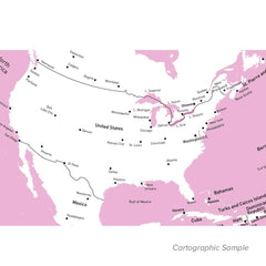 Light & Color Pink Cartographic Sample