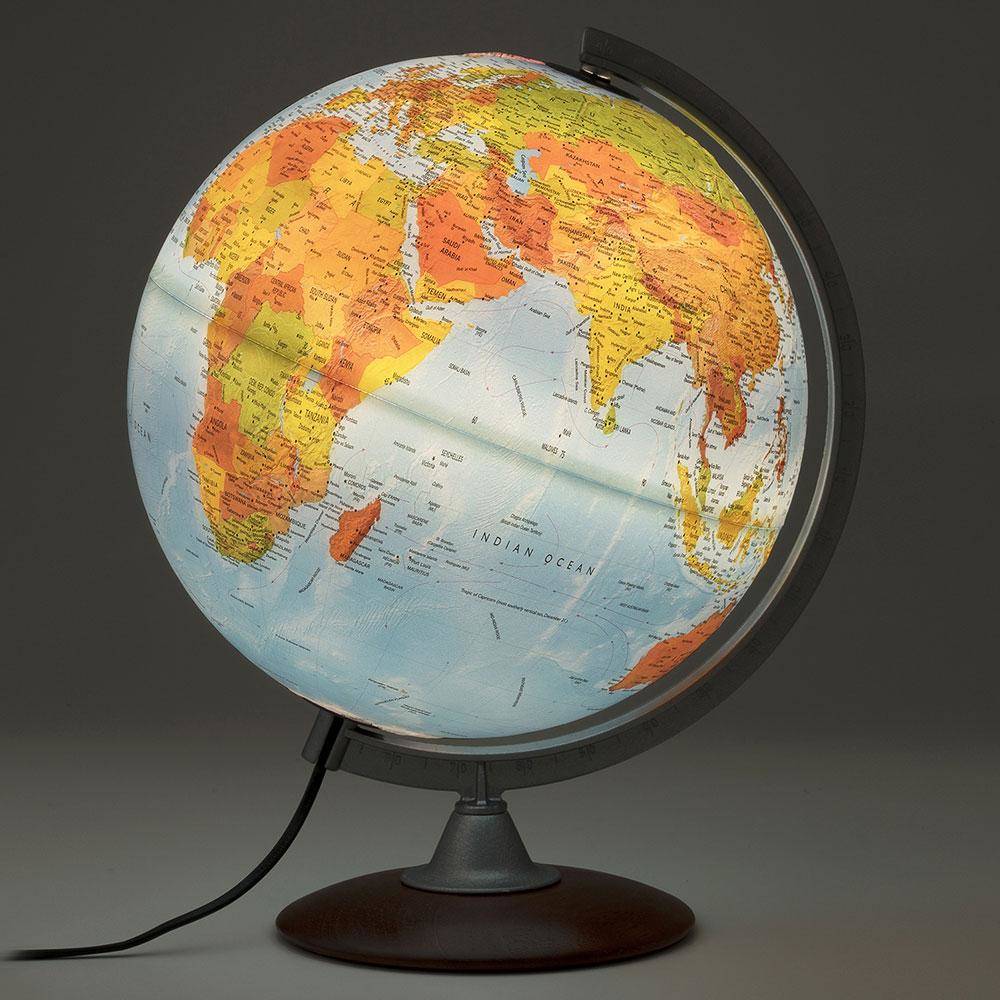 Waypoint Geographic Tactile Relief Globe (illuminated)