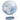 Light & Color Designer Series Globe Blue